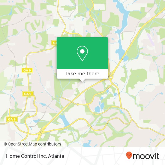 Home Control Inc map