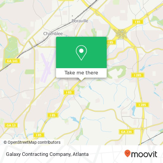 Galaxy Contracting Company map