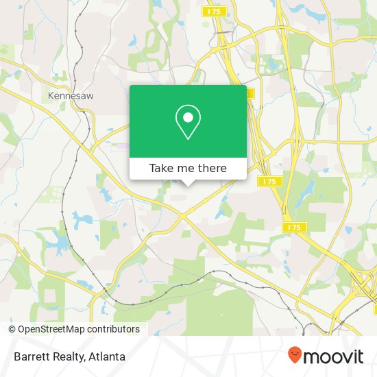 Barrett Realty map