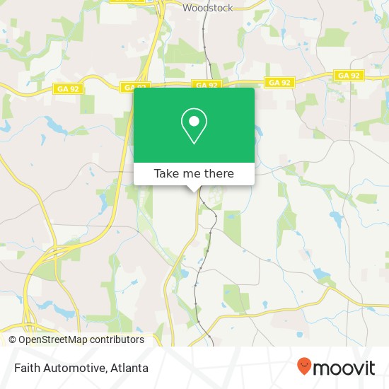 Faith Automotive map