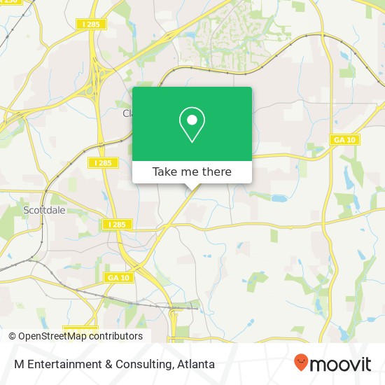 Mapa de M Entertainment & Consulting