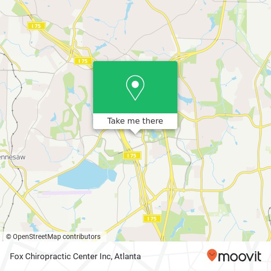 Mapa de Fox Chiropractic Center Inc