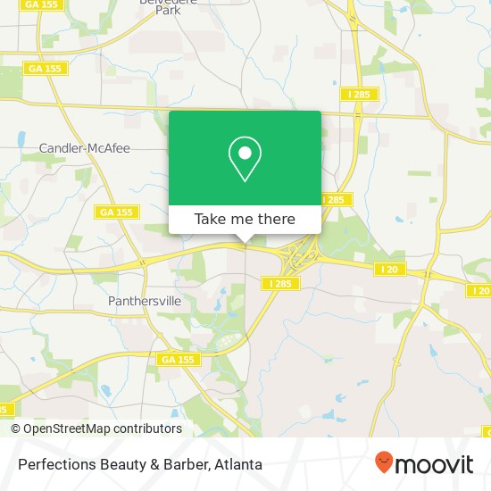 Perfections Beauty & Barber map