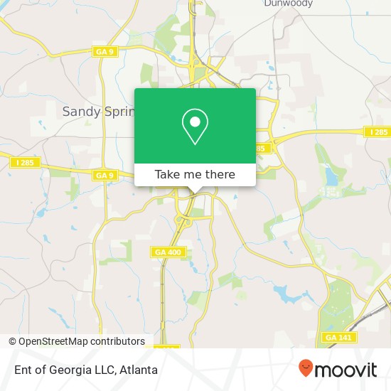 Ent of Georgia LLC map