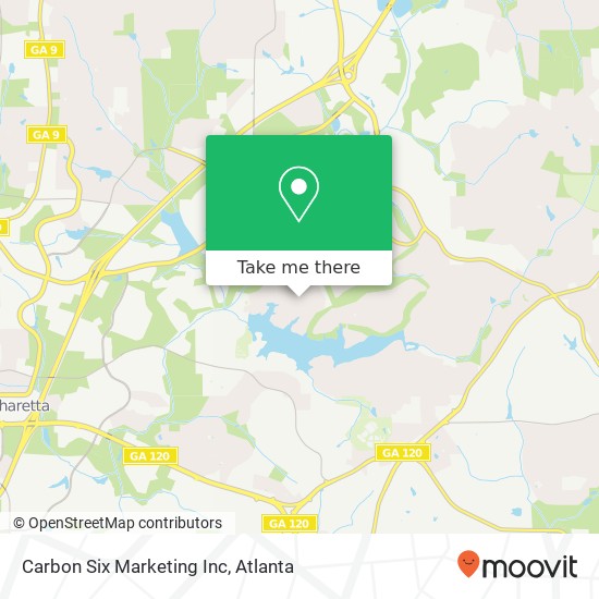 Carbon Six Marketing Inc map