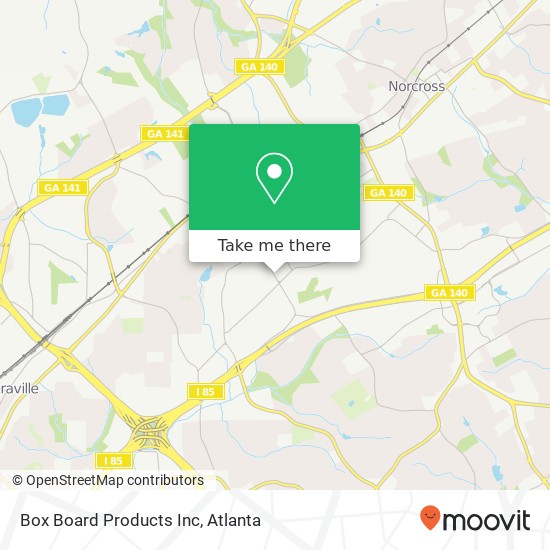 Mapa de Box Board Products Inc