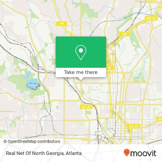 Real Net Of North Georgia map