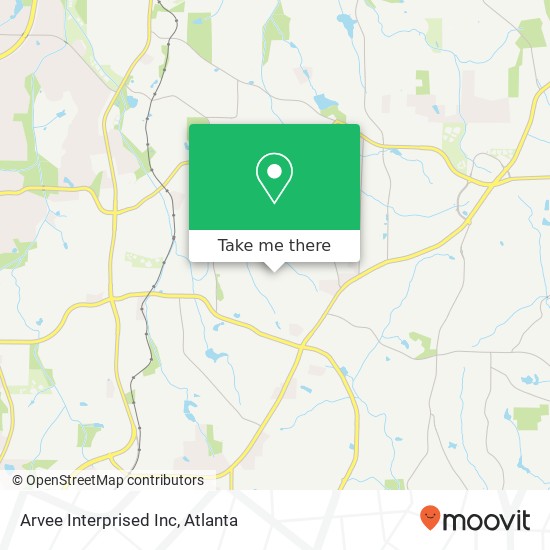 Arvee Interprised Inc map