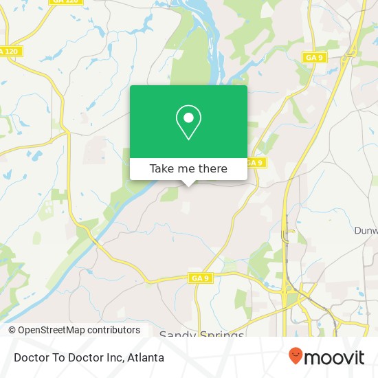 Mapa de Doctor To Doctor Inc