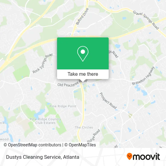 Dustys Cleaning Service map