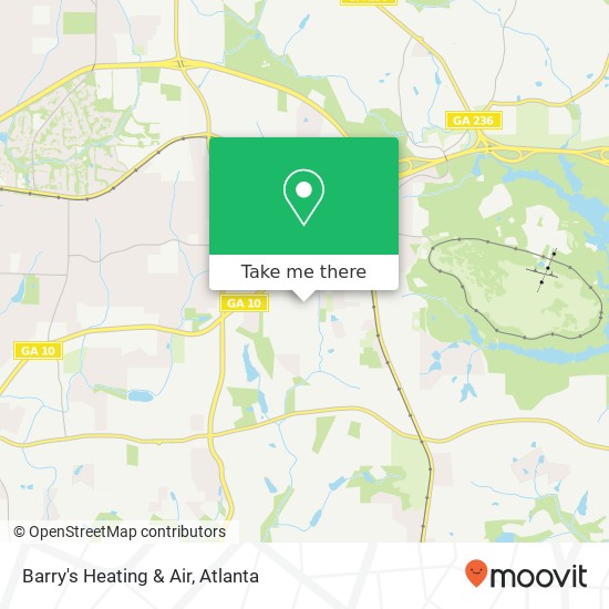 Mapa de Barry's Heating & Air