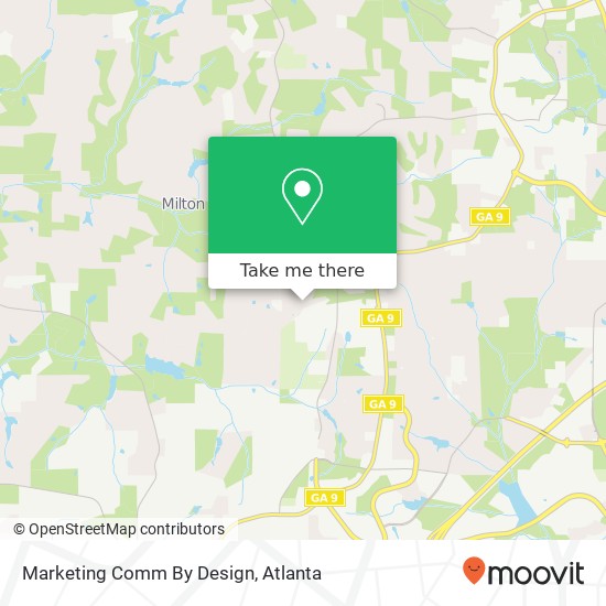 Marketing Comm By Design map