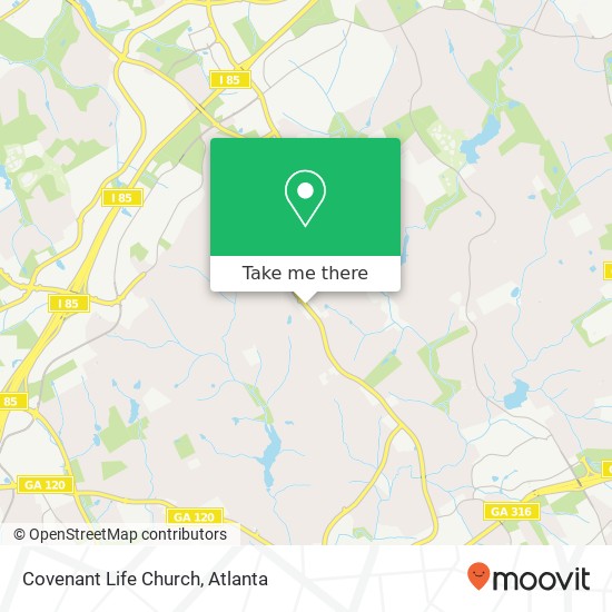 Covenant Life Church map