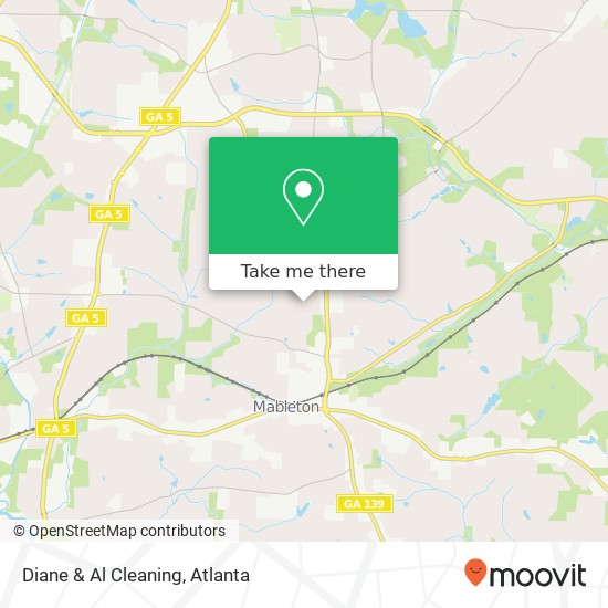 Mapa de Diane & Al Cleaning