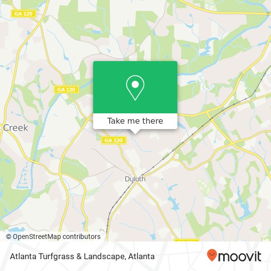 Mapa de Atlanta Turfgrass & Landscape