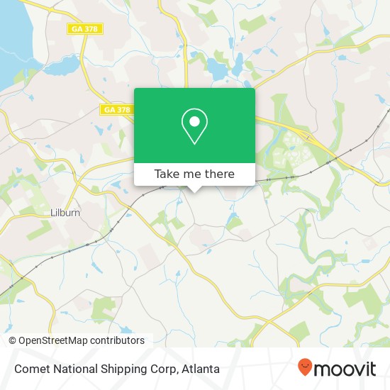 Comet National Shipping Corp map