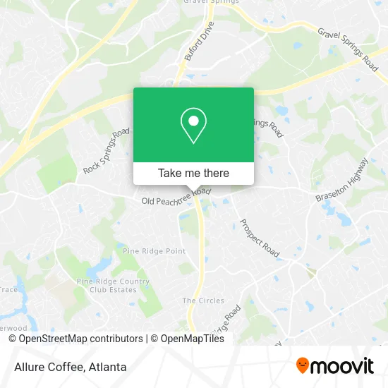 Mapa de Allure Coffee