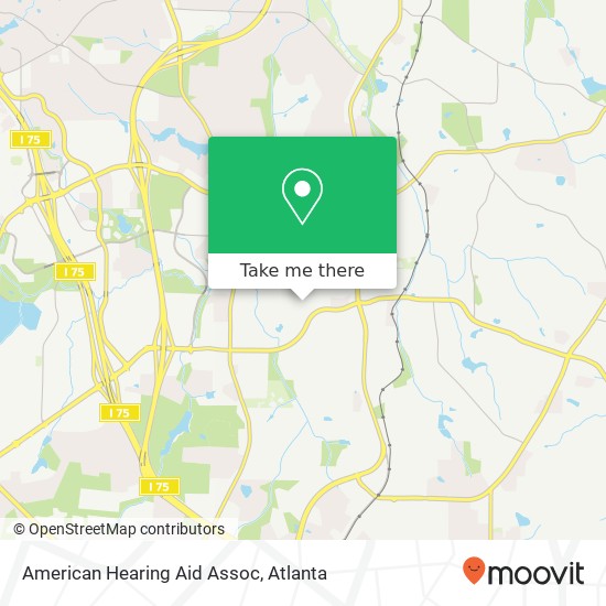 Mapa de American Hearing Aid Assoc