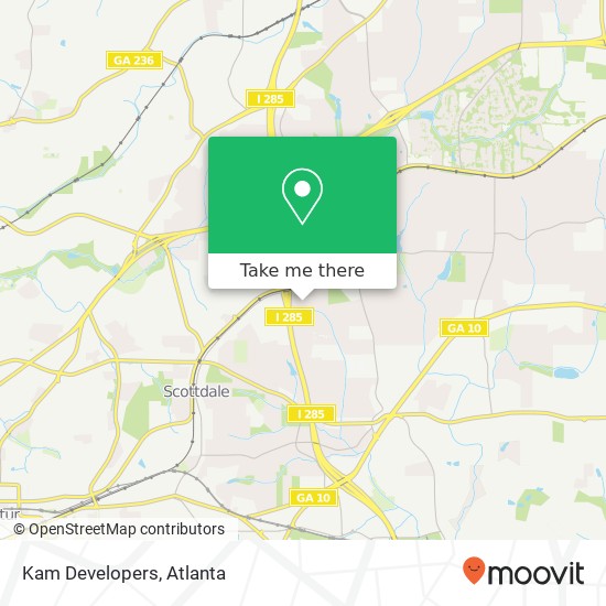 Kam Developers map