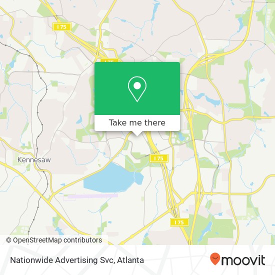 Nationwide Advertising Svc map