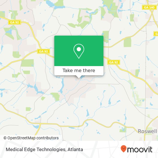 Mapa de Medical Edge Technologies