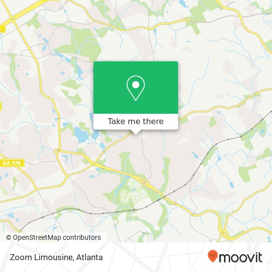 Zoom Limousine map