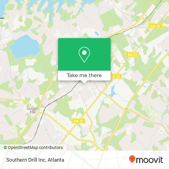 Southern Drill Inc map