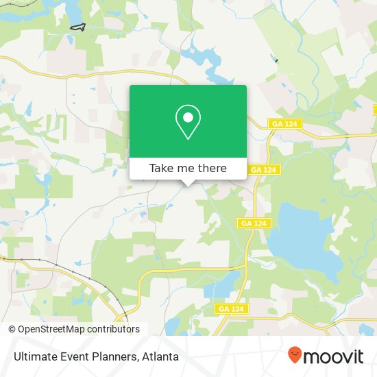 Ultimate Event Planners map