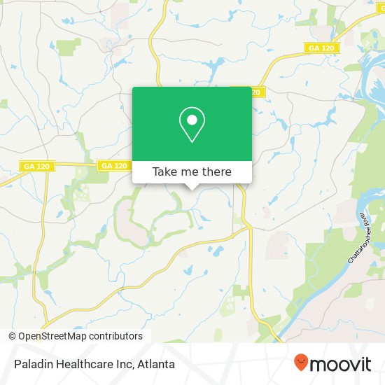 Mapa de Paladin Healthcare Inc