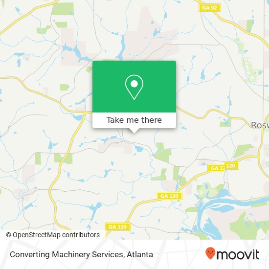 Converting Machinery Services map