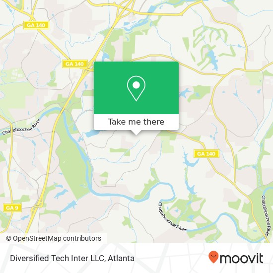 Diversified Tech Inter LLC map