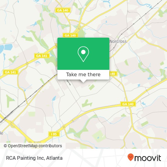 RCA Painting Inc map