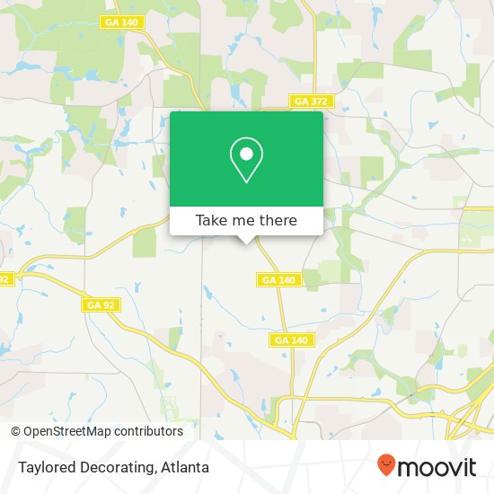 Taylored Decorating map