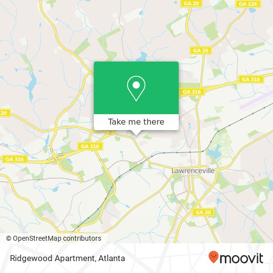 Mapa de Ridgewood Apartment