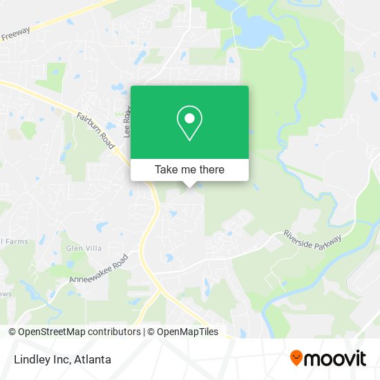Mapa de Lindley Inc
