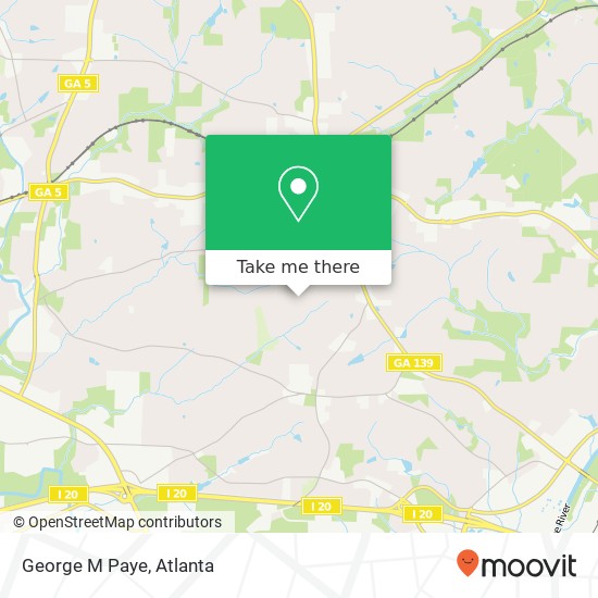 George M Paye map