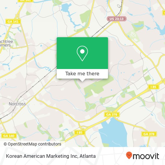 Mapa de Korean American Marketing Inc