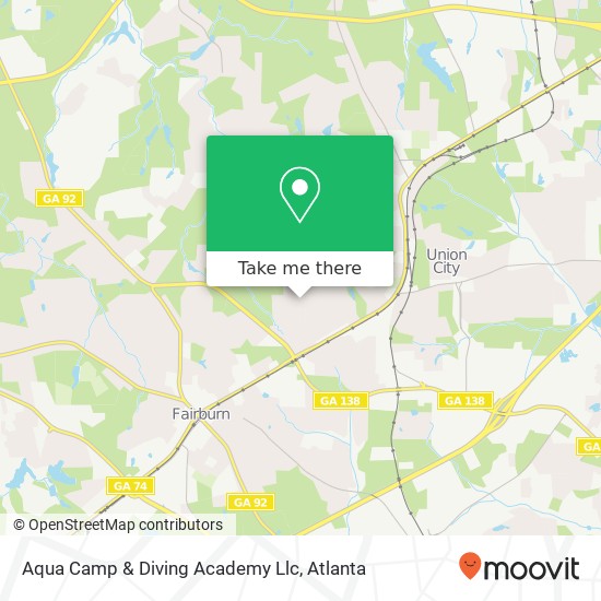 Mapa de Aqua Camp & Diving Academy Llc