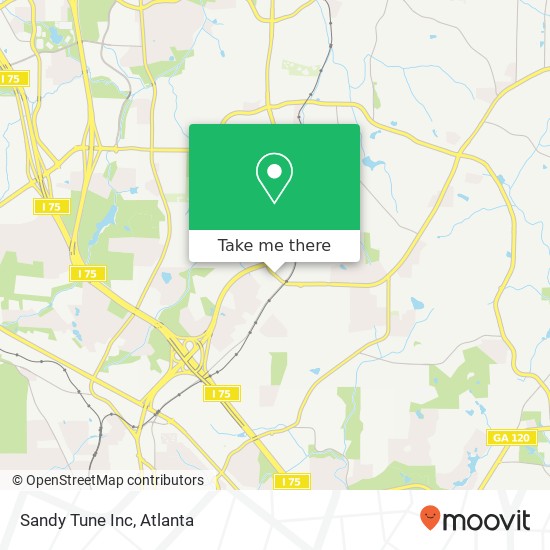 Sandy Tune Inc map