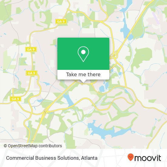 Commercial Business Solutions map