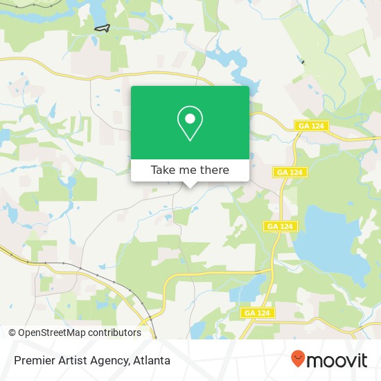 Premier Artist Agency map