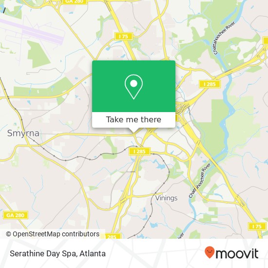 Serathine Day Spa map