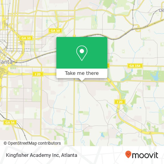 Kingfisher Academy Inc map