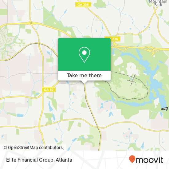Elite Financial Group map
