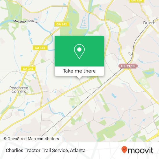 Charlies Tractor Trail Service map