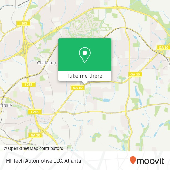 HI Tech Automotive LLC map