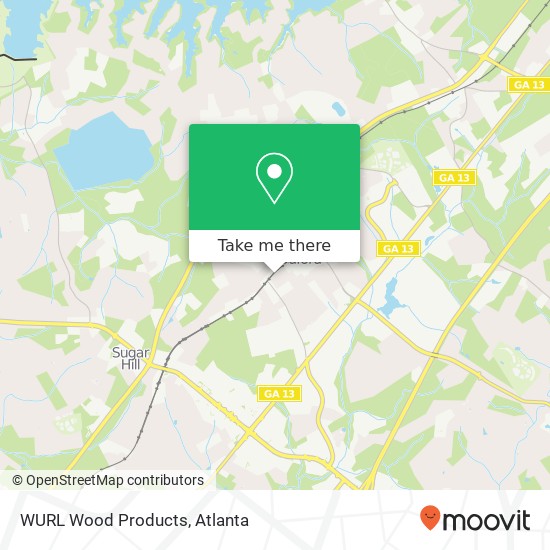 WURL Wood Products map