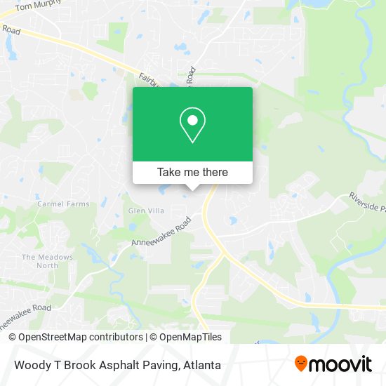 Mapa de Woody T Brook Asphalt Paving