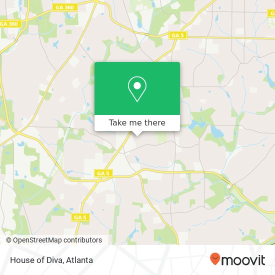 Mapa de House of Diva