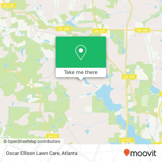 Oscar Ellison Lawn Care map